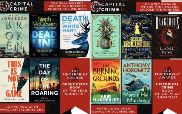 We are thrilled to announce that both Laura Shepherd-Robinson and Kelly Mullen have been shortlisted for Capital Crime's Fingerprint Awards!