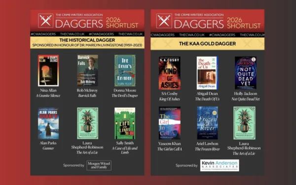 THE ART OF A LIE by Laura Shepherd-Robinson has been shortlisted for two Crime Writers' Association Daggers!